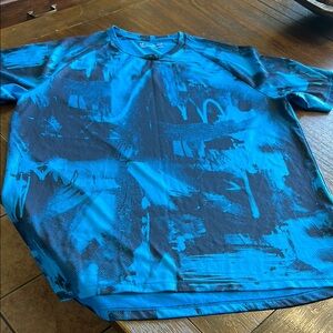 Blue Graphic Men's Shirt